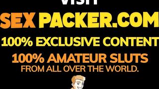 Slender hispanic sexy fills her tight holes with my long