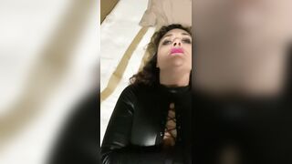 Rubber Milf Smoking