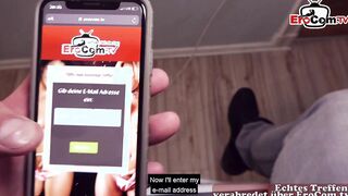 Chubby dark haired german Mom with natural boobs into a pounded