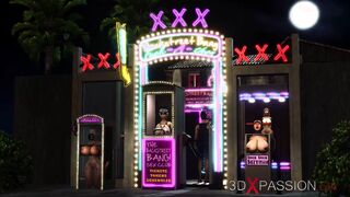 A nerdy boy with VR headset has passionate virtual sex with a Bombshell young blonde on a luxury yacht