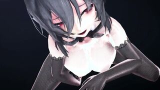 Mmd r18 try not to fap and cum Haku Goddess bunny work as a dancer for adult 3D animated