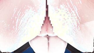 Mmd r18 try not to fap and cum Haku Goddess bunny work as a dancer for adult 3D animated