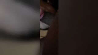 Hotwife inside Las Vegas swinger club two bbc fucking her rough gang bang Double Penetration style filling her up