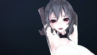 Mmd r18 haku bunny obey your penis master ver.three go berserk fast fucking 3D animated