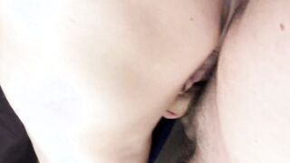 Spying on Cougar and Jerking off on Her - She