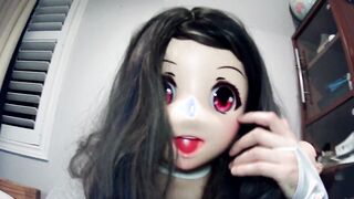 Emily's Masks Pt3! point of view play time with masked doll Celli! As she dominates you with her pvc body!