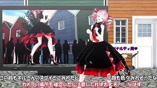 mmd r18 3d cartoon Apple pie dancing while hiding various things thick and petite hot bitch no mercy