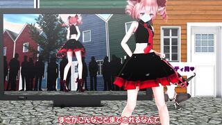 mmd r18 3d cartoon Apple pie dancing while hiding various things thick and petite hot bitch no mercy