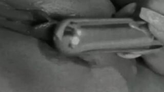 Beauty sluts masturbates and ejaculates with dildo