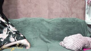 Bombshell Blonde Feet Bdsm and Turf Job Squirt on Toes