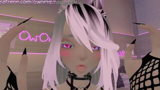 Vulgar Catgirl Humps her Pillow and Riding You~ [VRchat Erp,
