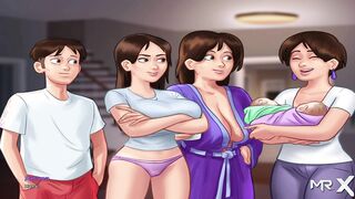 SummertimeSaga Jerking off my penis while watching TV E3 #79