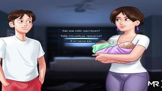 SummertimeSaga Jerking off my penis while watching TV E3 #79