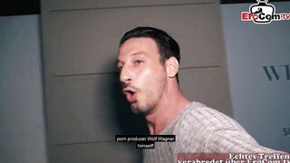 Petite german blonde dating a stranger online for a Plowed