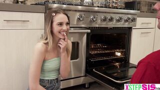 Stuck and pounded barely legal stepsister Destiny Cruz and her friend