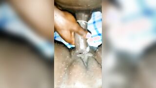 This Ugandan whore said I can't make her squirt, but I did inside only 1 minute