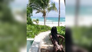 Slender vulgar ebony bimbo compilation