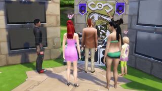 My Hubby finds me with my Girlfriend Voluptuous Fiance is