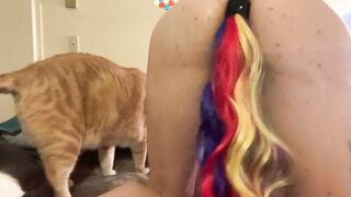 Vibrating anal tail