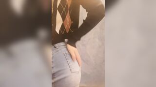 Long Tit Eastern Whore Plays With Her Navel For You