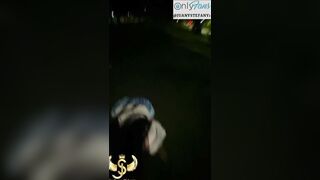 My first time I blown inside outdoor 