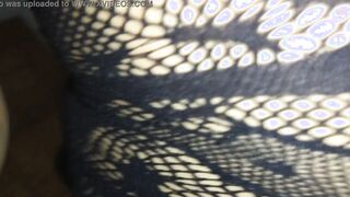 cheating hotwife inside bodystocking is sucking off a big black cock and getting
