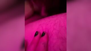 Curvy new, little 32ii breasts & tatted mom slurps my dick p.two
