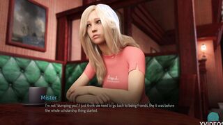 COLLEGE TIED #101 • Deep and sloppy fellatio inside the