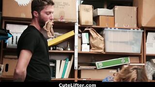 Big Titted Milf Officer Fucks Male Shoplifting Bro