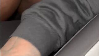 Wifey fucking her BBC BF into the back seat after there date