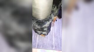 Rubber High heels Leggins Worship my Rubber Booty Katrix