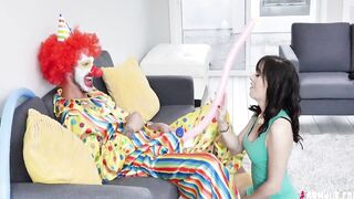Alana Cruise Into Lusty Milf Clown Penis Down