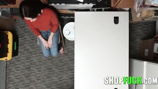 Security Officer Loves To Cum Into Thief Girls - SHOPFUCK