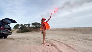 SOS Asking for Help at Desert - Intrepid man rescue and pounded me (cum into mouth) - FlopiChill