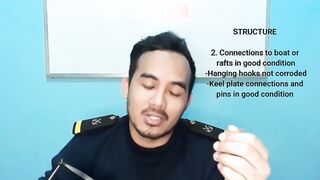 INSPECTING A SHIP - Things you need to inspect sa LIFEBOAT [FOR DECK CADETS AND DECK RATINGS]