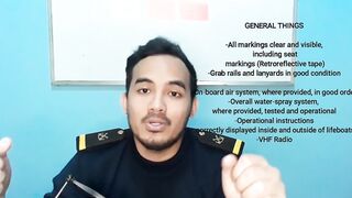 INSPECTING A SHIP - Things you need to inspect sa LIFEBOAT [FOR DECK CADETS AND DECK RATINGS]