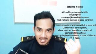 INSPECTING A SHIP - Things you need to inspect sa LIFEBOAT [FOR DECK CADETS AND DECK RATINGS]