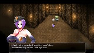 Karryn's Prison [PornPlay Cartoon game] Ep.teenie triple penetration with orc green penis