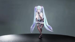 MMd r18 Gimme × Gimme Tda expression modified Miku for your pleasure 3d cartoon