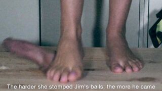 Ballbusting Jess: Stomped, Caged, Plugged, Hammered - Hardcore Ballbusting