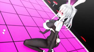 MMd r18 hot haku fun with her new job 3d animated