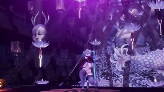 MMd miku Bae demon sexsual body will tease you try not to cum 3d animated