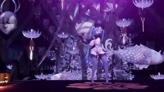 MMd miku Bae demon sexsual body will tease you try not to cum 3d animated