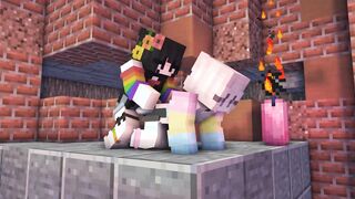 Dark basements of minecraft school | fake-cock femboy | porn into minecraft