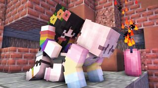Dark basements of minecraft school | fake-cock femboy | porn into minecraft