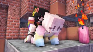 Dark basements of minecraft school | fake-cock femboy | porn into minecraft