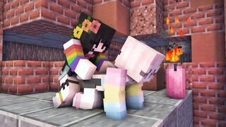 Dark basements of minecraft school | fake-cock femboy | porn into minecraft