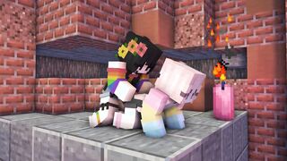 Dark basements of minecraft school | fake-cock femboy | porn into minecraft