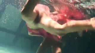 Mihalkova and Siskina and other babes underwater nude