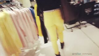 Quick fuck in shop with soft fur